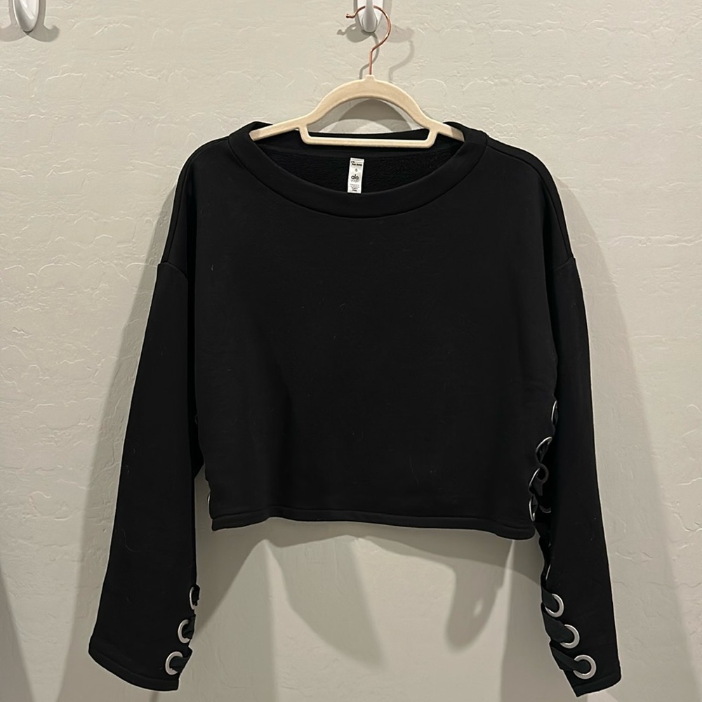 ALO Yoga Suspension pullover black size small